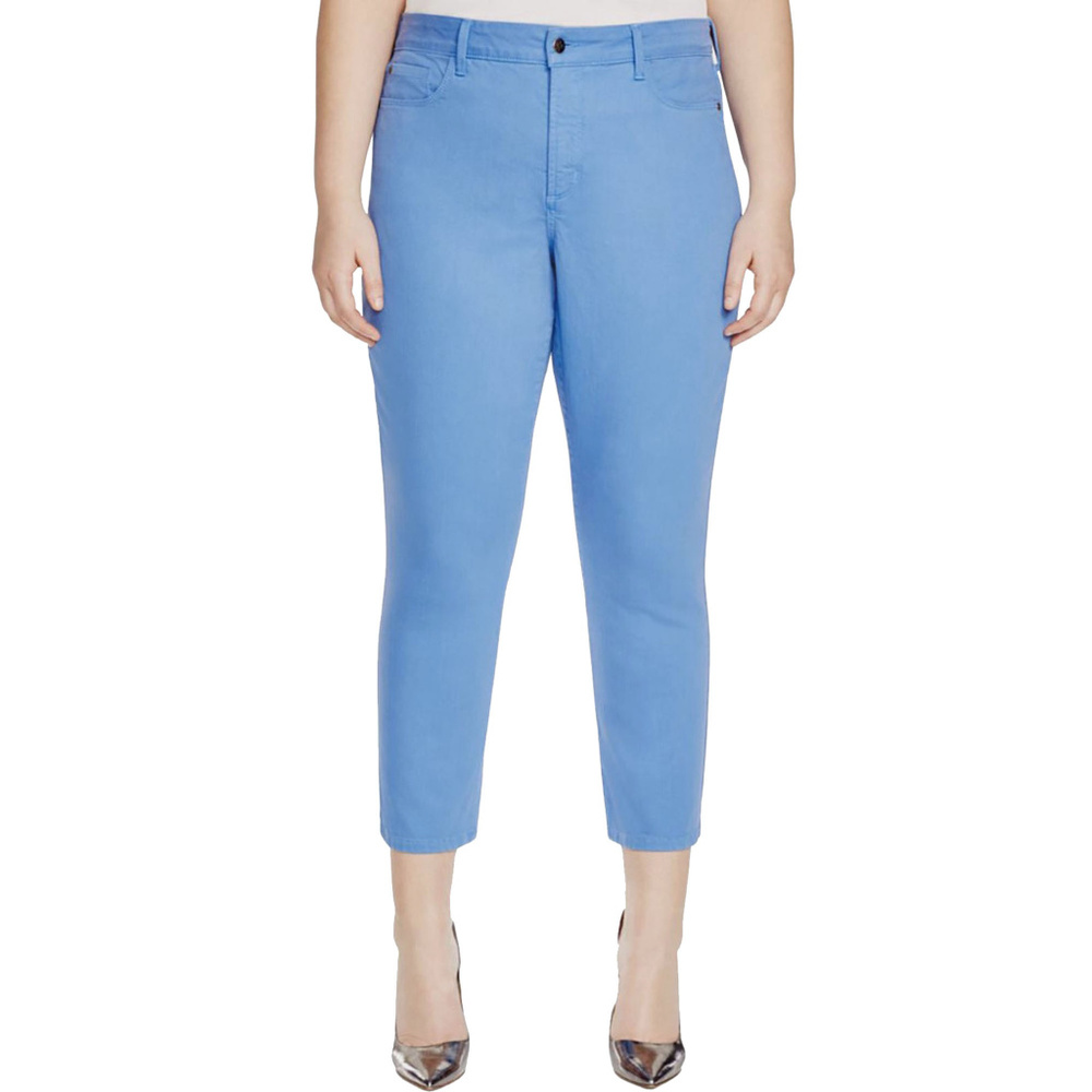 Blue Stretch Slimming Fit Relaxed Ankle Jeans NEW w/ Tags NYDJ Plus Sizes